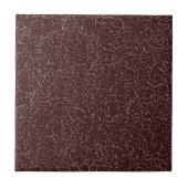 Dark Siena Burgundy Crackle Glaze Solid Colour タイル (正面)