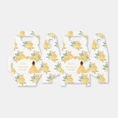 Dark Skin Princess Gold Floral Quinceanera フェイバーボックス (折り畳みなし)