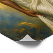 Dark-Skinned Angel With Black Wings ポスター (角)