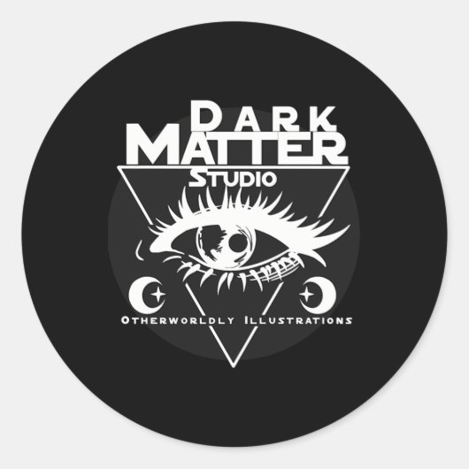 Dark Studio公式ロゴシール ラウンドシール (正面)