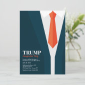 Dark Suit Red Tie Inauguration Party 招待状 (スタンド正面)