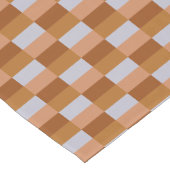 Dark Sunrise in Shades of Brown and Gray ショートテーブルランナー (コーナー)