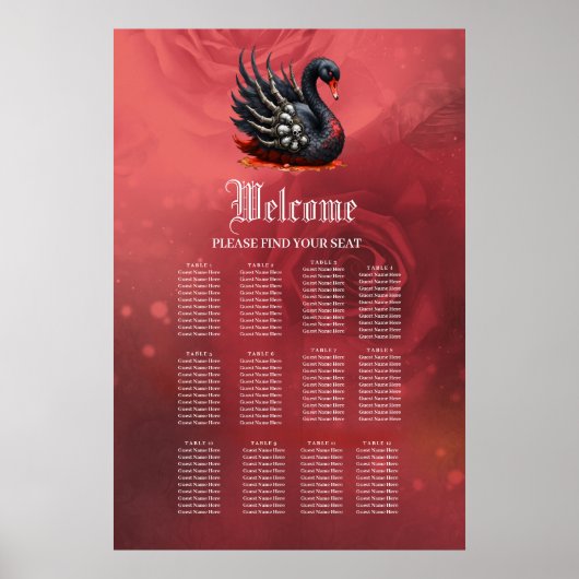 Dark Swan of Bones – Gothic Elegance  ポスター (正面)