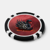 Dark Swan of Bones – Gothic Elegance  ポーカーチップ (シングル)