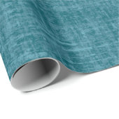 Dark Teal Linen ラッピングペーパー (ロールコーナー)