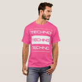 Dark Techno Progressive Electro Raver Love Rave Sh Tシャツ (正面フル)