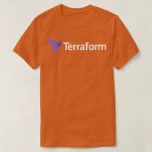 Dark Terraformソフトウェア開発者 Tシャツ (デザイン正面)