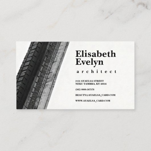 Dark Trails Against Light 名刺 (裏面)