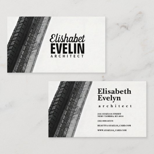 Dark Trails Against Light 名刺 (正面/裏面)