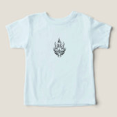 Dark Tribal Flame Mask – Abstract Fire Art Design (デザイン正面)