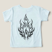 Dark Tribal Flame Mask – Abstract Fire Art Design (デザイン裏面)