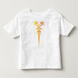 Dark Tribal Phoenix Emblem – Mythic Symbol トドラーTシャツ