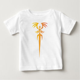 Dark Tribal Phoenix Emblem – Mythic Symbol ベビーTシャツ