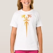 Dark Tribal Phoenix Emblem – Mythic Symbol Tシャツ (正面)