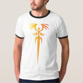 Dark Tribal Phoenix Emblem – Mythic Symbol Tシャツ