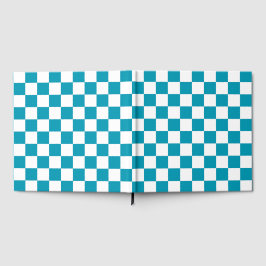 Dark turquoise checkered  ゲストブック