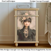 Dark Victorian Fashion, Feathers DX8L Decoupage 薄葉紙