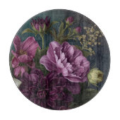 Dark Vintage Flowers カッティングボード (正面)