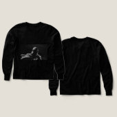 Dark Warrior Shadow Sweatshirt | Minimalist Ninja  (デザイン 正面＆背面)