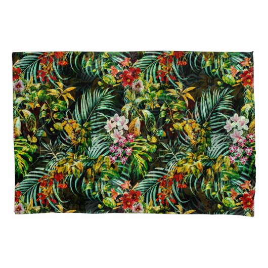 Dark wild exotic jungle 枕カバー (正面左)