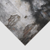 Dark Woman in Crumbling Wall Decoupage 薄葉紙 (詳細)