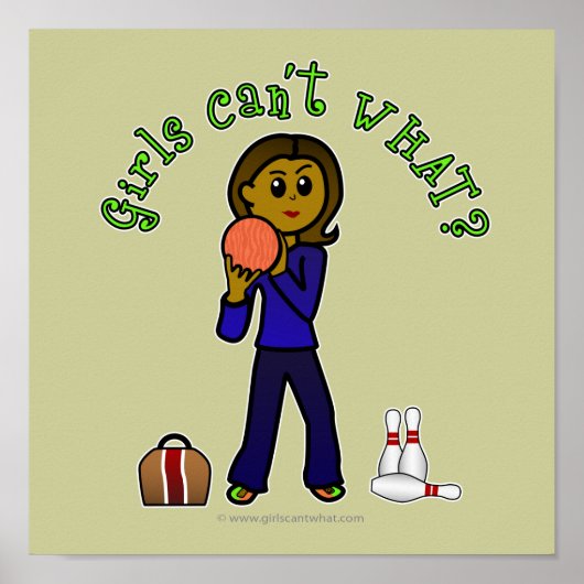 Dark Womens Bowling ポスター (正面)