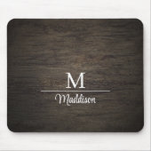 Dark Wood Panel Custom マウスパッド (正面)