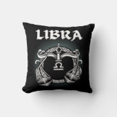 Dark Zodiac - Libra | Medieval Astrology Art クッション (正面)