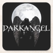 DarkAngelロゴコースター スクエアペーパーコースター (正面)