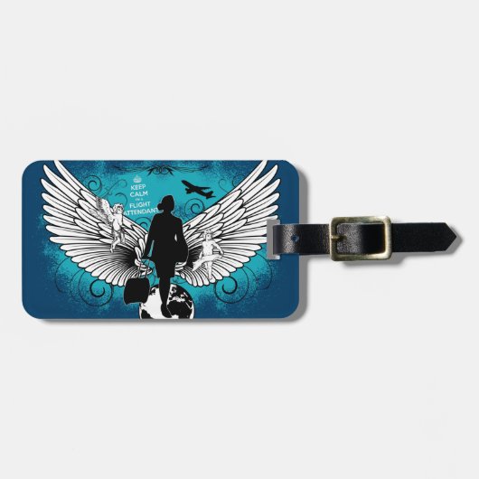 Darkblue classic Kciafa ラゲッジタグ (正面横)