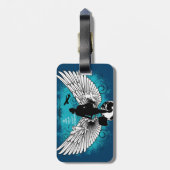 Darkblue classic Kciafa ラゲッジタグ (裏面縦)