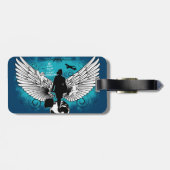 Darkblue classic Kciafa ラゲッジタグ (裏面横)