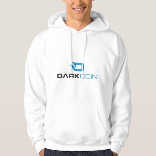 Darkcoinのフード付きスウェットシャツ パーカ (正面)