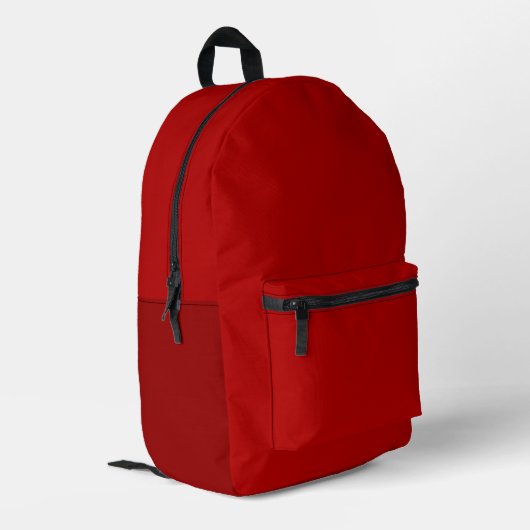 Darker Red Backpack プリントバックパック (裏面左端)