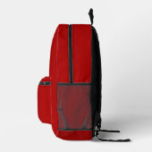 Darker Red Backpack プリントバックパック (右)