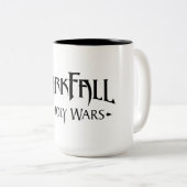 Darkfallの不道徳な戦争はマグに2ある調子を与えました ツートーンマグカップ (正面右)