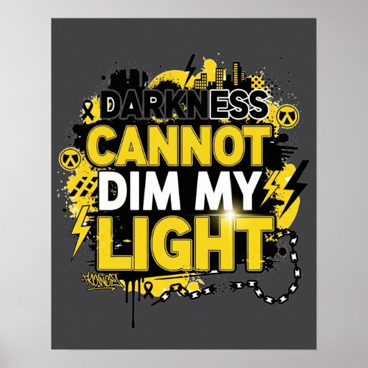 Darkness Can Not Dim My Light ポスター (正面)