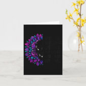 Darkness Lose My Mind Find My Soul Suicide Prevent カード (黄色い花)