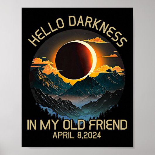 Darkness My Old Friend 太陽の Eclipse 2019年4月 ポスター (正面)