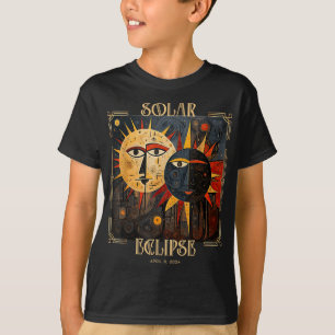 Darkness My Old Friend Cat 太陽の Eclipse 4月8日 Tシャツ