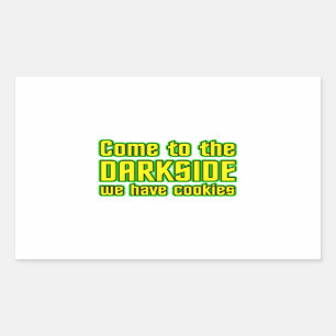 Darksideに来られて私達はクッキーを食べます 長方形シール