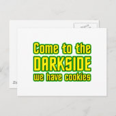 Darkside来にはCookieを使用 ポストカード (正面/裏面)