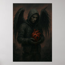 DarkStarBurnブラックハートポスター