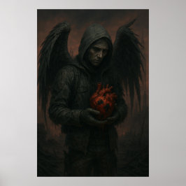 DarkStarBurnブラックハートポスター ポスター