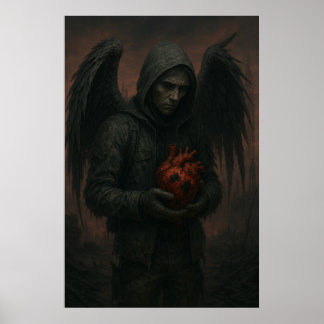 DarkStarBurnブラックハートポスター ポスター