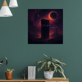 DarkStarBurnモノリス ポスター