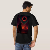 🪐DarkStarBurn "Eclipse Descent"両面T-Shi Tシャツ (裏面フル)