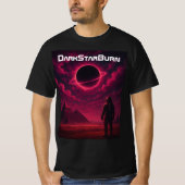 🪐DarkStarBurn "Eclipse Descent"両面T-Shi Tシャツ (正面)