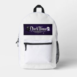 DarkTinna backpack プリントバックパック