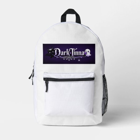 DarkTinna backpack プリントバックパック (正面)